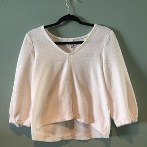 **3/$20 SALE!!** White Textured Madewell Top